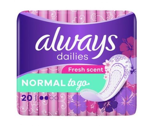 Always Dailies slipov� vlo�ky Normal Fresh 20 ks Always Dailies slipov� vlo�ky Normal Fresh 20 ks